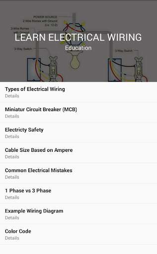 Play APK Learn Electrical Wiring  and enjoy Learn Electrical Wiring with UptoPlay com.andromo.dev445013.app564059