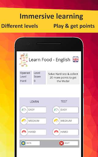 Play APK Learn Food in English  and enjoy Learn Food in English with UptoPlay com.muratos.learn_food_english