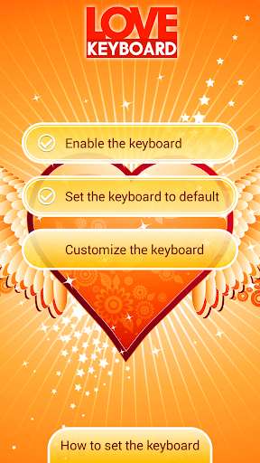 Play Love Keyboard Themes 