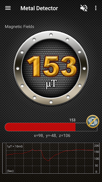 Play APK Metal Detector  and enjoy Metal Detector with UptoPlay com.mobihira.metaldetector
