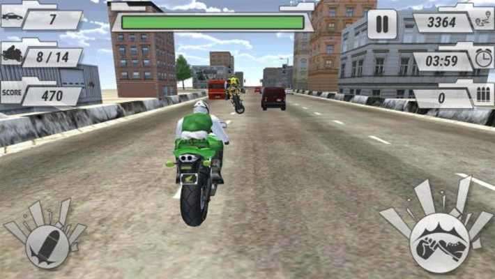 Play Moto Rash Bike Road Attack 3D 2017 