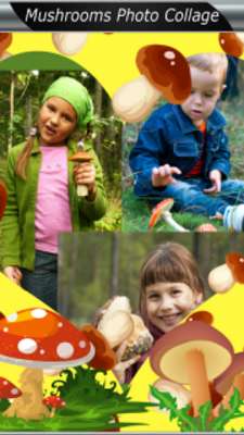 Play Mushrooms Photo Collage 