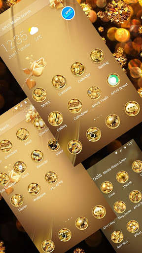 Play APK New Golden Flower Business Style APUS luxury Theme  and enjoy New Golden Flower Business Style APUS luxury Theme using 