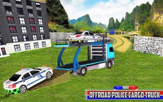 Play Off Road Police Transport Drive 3d 