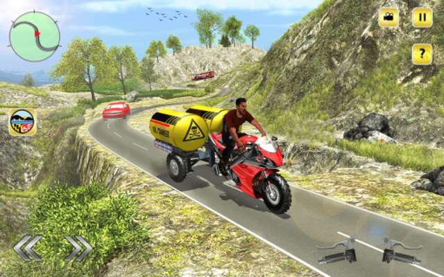 Play Oil Tanker Bike Transporter 