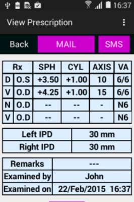 Play Opticals Patient Manager 