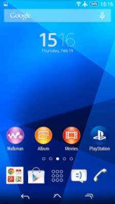 Play XPERIA™ Pure Blue Theme 