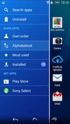 Play XPERIA™ Pure Blue Theme 