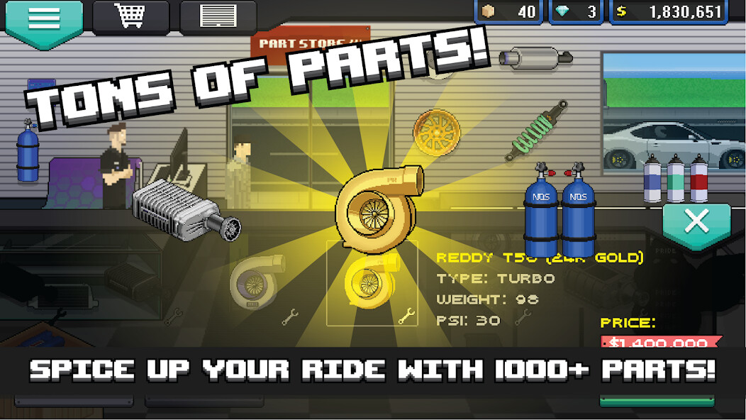 Play Pixel Car Racer 