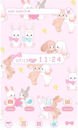 Play APK Rabbit Theme-Little Lovers-  and enjoy Rabbit Theme-Little Lovers- with UptoPlay jp.co.a_tm.android.plus_little_lovers