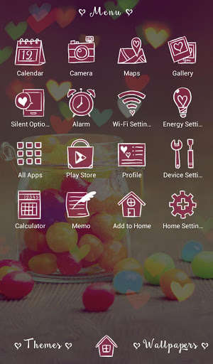 Play APK Rainbow Candy +HOME Theme  and enjoy Rainbow Candy +HOME Theme with UptoPlay jp.co.a_tm.android.plus_rainbow_candy