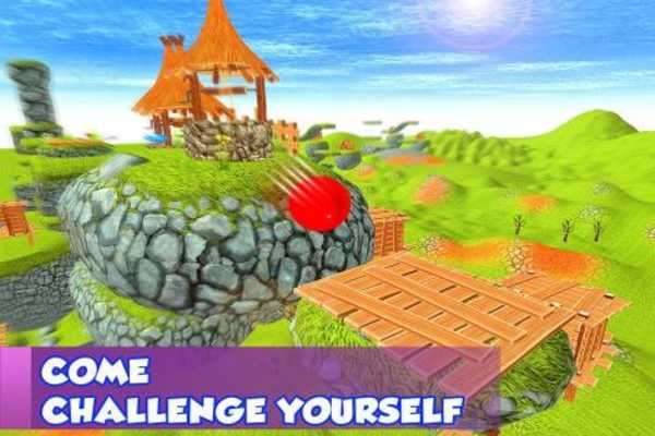 Play Red Bouncy Ball Balance Pro 3D 