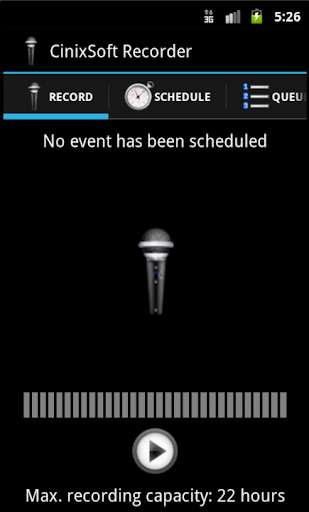 Play APK Schedule Voice Recorder  and enjoy Schedule Voice Recorder with UptoPlay com.cinix.mobile.record