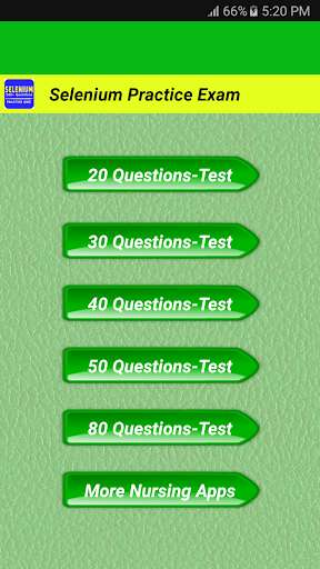 Play Selenium Practice Exam 