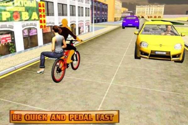 Play Spider Hero BMX Bicycle Taxi Driver 