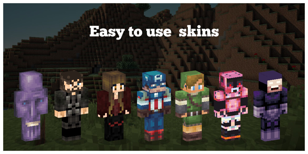 Play Superhero skins for Minecraft MCPE 