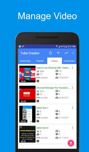 Play APK Tube Manager  and enjoy Tube Manager with UptoPlay com.tubepro.creatorlite