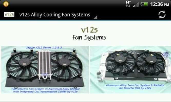 Play v12s Alloy Cooling Fan Systems 