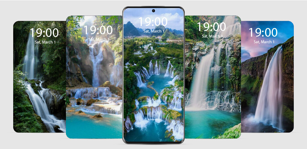 Play APK Waterfall Live Wallpaper  and enjoy Waterfall Live Wallpaper with UptoPlay com.minato.waterfall