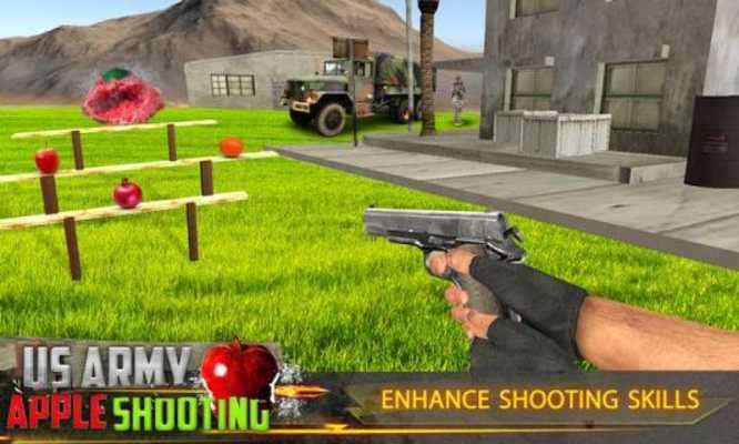 Play Water melon Shooter: US Army Apple Shooting Game 