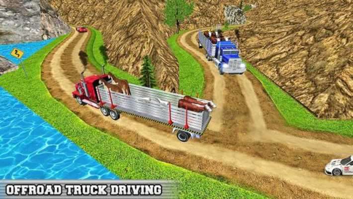 Play Wild Farm Animal Transport Truck 3D 