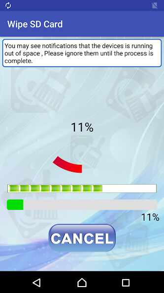 Play Wipe Mobile Phone Storage with Secure Data Wiper 