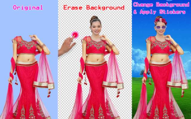 Play Woman Fancy Saree Photo Suit Editor -Photo Montage 