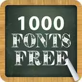 Free play online 1000 Fonts Free APK