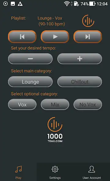 Play 1000TRAX Player  and enjoy 1000TRAX Player with UptoPlay