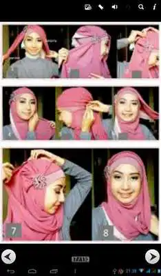 Play 100 modern hijab tutorial