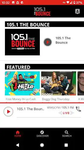 Play 105.1 The Bounce as an online game 105.1 The Bounce with UptoPlay