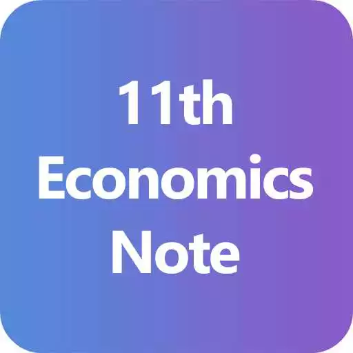 Run free android online 11th Economics Notes - Class 11 APK