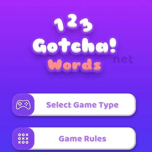 Play 1 2 3 Gotcha! Words as an online game 1 2 3 Gotcha! Words with UptoPlay