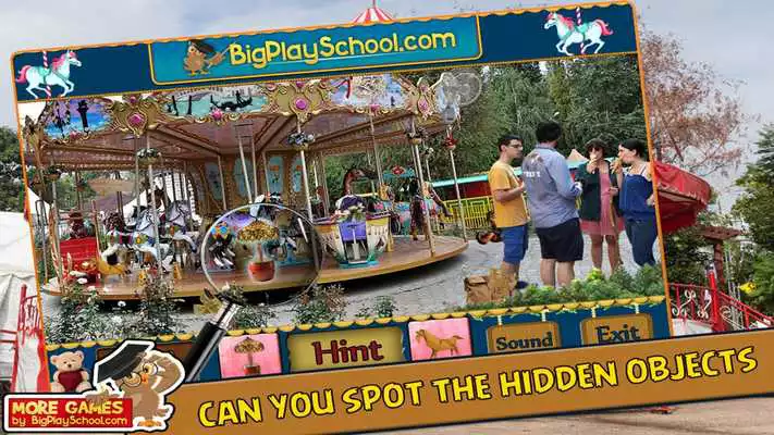 Play 14 - New Free Hidden Objects Games Merry Go Round