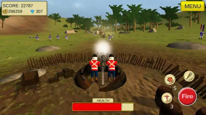 Play 1815 Cannon Shooter Waterloo