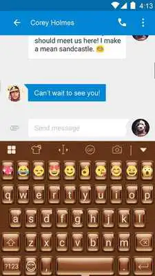 Play 2016 Chocolate Keyboard Theme