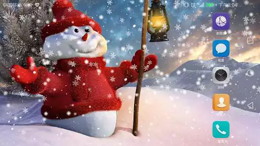 Play 2019 Christmas Winter Snow Live Wallpaper