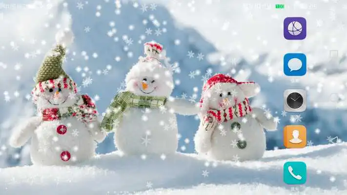 Play 2019 Christmas Winter Snow Live Wallpaper