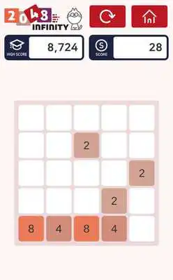 Play 2048 : infinity - an entirely new 2048