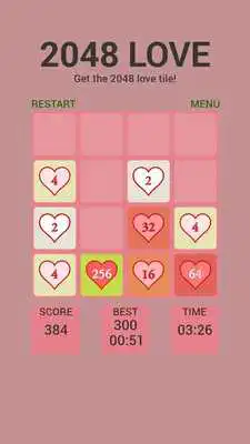 Play 2048 Love Free