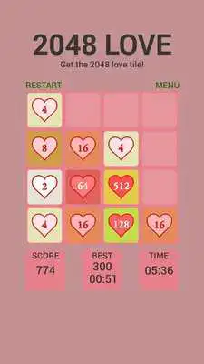 Play 2048 Love Free