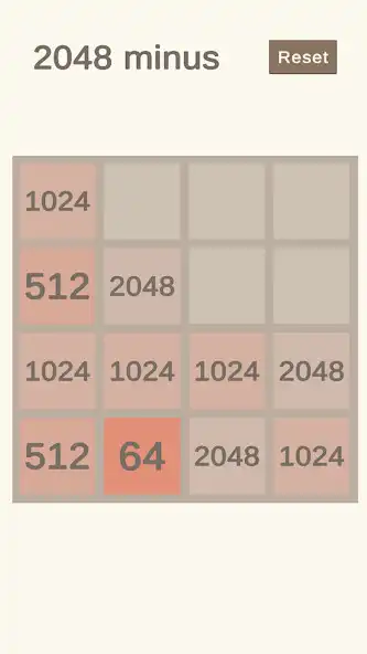 Play 2048 minus as an online game 2048 minus with UptoPlay