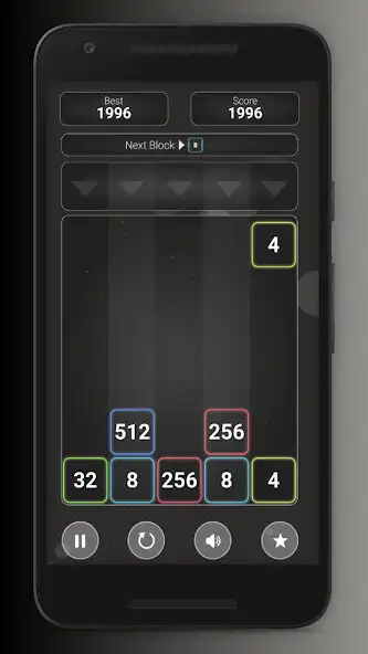 Play 2048 : Number fall  and enjoy 2048 : Number fall with UptoPlay