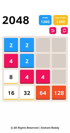 Play 2048 Ultimate as an online game 2048 Ultimate with UptoPlay