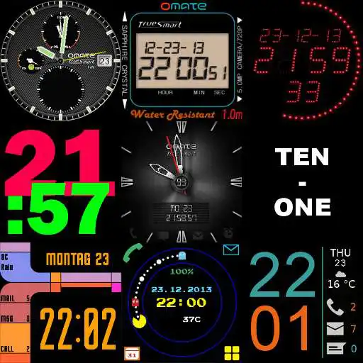 Free play online 27 Watch faces for Wear & Sony  APK