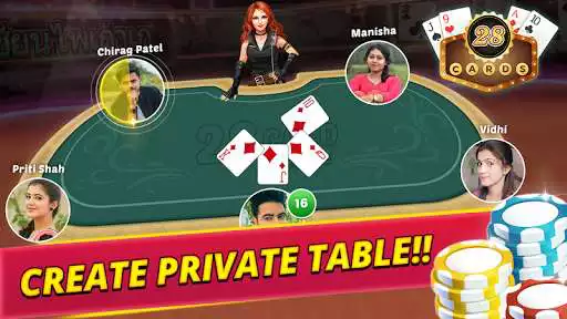 Play 28 Card Multiplayer Poker as an online game 28 Card Multiplayer Poker with UptoPlay