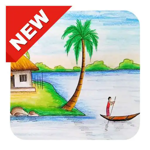 Free play online 300+ Drawing Scenery  APK