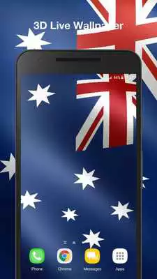 Play 3D Australia Flag Live Wallpaper