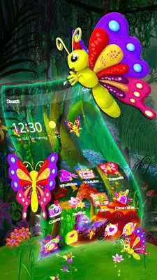 Play 3D Cute Buttefly Theme