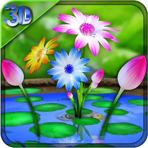 Run free android online 3D Flowers Touch Wallpaper APK